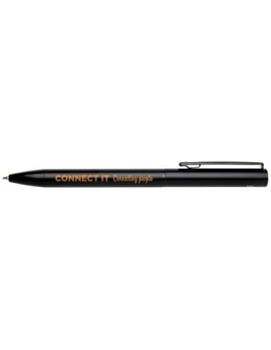 Bolígrafo giratorio de aluminio reciclado Verton con funda (tinta azul) N09133701