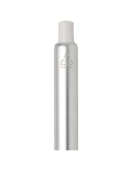 Bolígrafo de aluminio reciclado Soffit con mecanismo de clic y acabado anodizado (tinta azul) N10233701