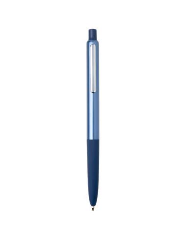 Bolígrafo de aluminio reciclado Soffit con mecanismo de clic y acabado anodizado (tinta azul) N55233701