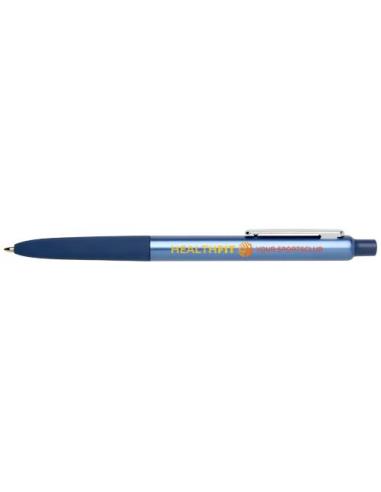 Bolígrafo de aluminio reciclado Soffit con mecanismo de clic y acabado anodizado (tinta azul) N55233701