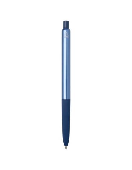 Bolígrafo de aluminio reciclado Soffit con mecanismo de clic y acabado anodizado (tinta azul) N55233701