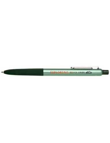 Bolígrafo de aluminio reciclado Soffit con mecanismo de clic y acabado anodizado (tinta azul) N26233701