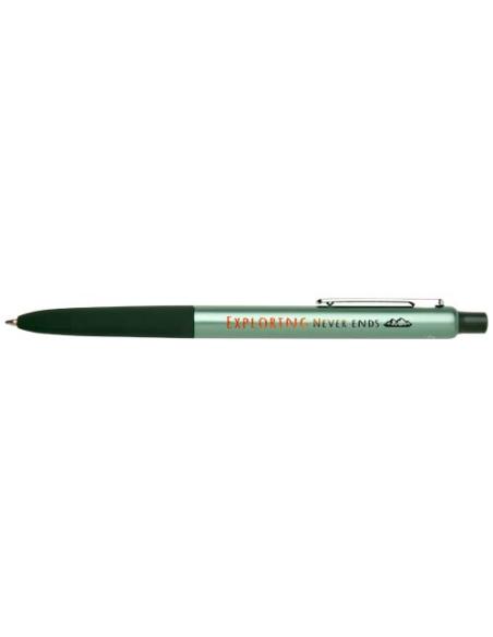 Bolígrafo de aluminio reciclado Soffit con mecanismo de clic y acabado anodizado (tinta azul) N26233701