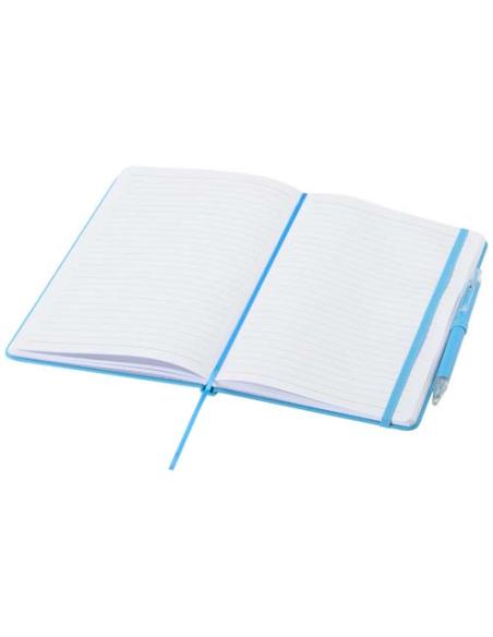 Set de cuaderno reciclado y bolígrafo Spectrum A5 N05204701