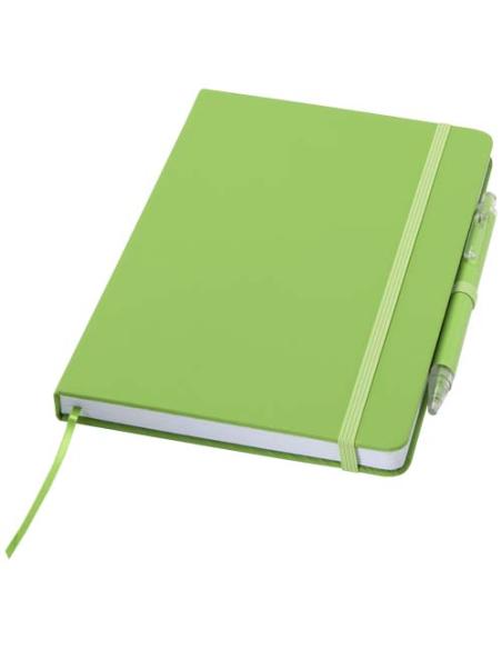 Set de cuaderno reciclado y bolígrafo Spectrum A5 N36204701