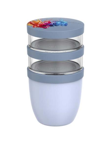 Fiambrera con 3 piezas de 500 ml + 2 × 200 ml Mepal Ellipse N25341311
