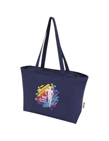 Bolsa Tote de algodón 320 g/m² con cremallera Ningbo N55133021