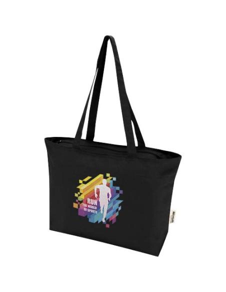 Bolsa Tote de algodón 320 g/m² con cremallera Ningbo N09133021