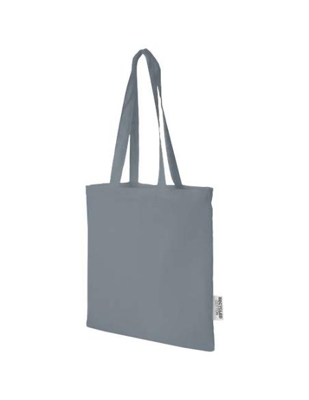 Bolsa Tote de algodón reciclado GRS de 140 g/m2 de 7 L Madras N28596021