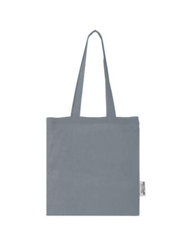 Bolsa Tote de algodón reciclado GRS de 140 g/m2 de 7 L Madras N28596021