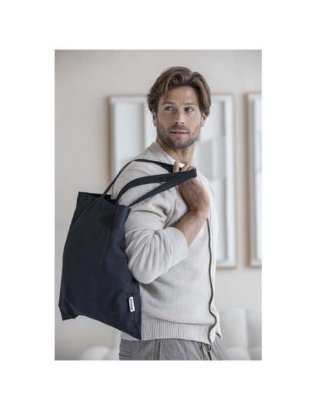 Bolsa Tote de algodón reciclado GRS de 140 g/m2 de 7 L Madras N09596021