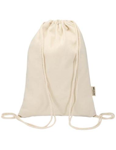 Bolsa de 5 L con cordón de algodón reciclado de 140 g/m² con certificado GRS Oregon Blend N60167021