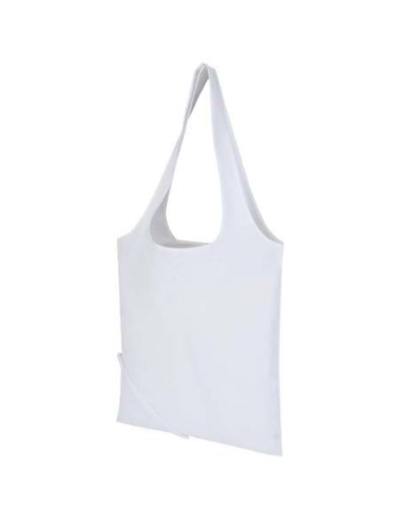 Bolsa de tela de algodón reciclada GRS «Madras Blend», 140 g/m², plegable, 7 l N10508021