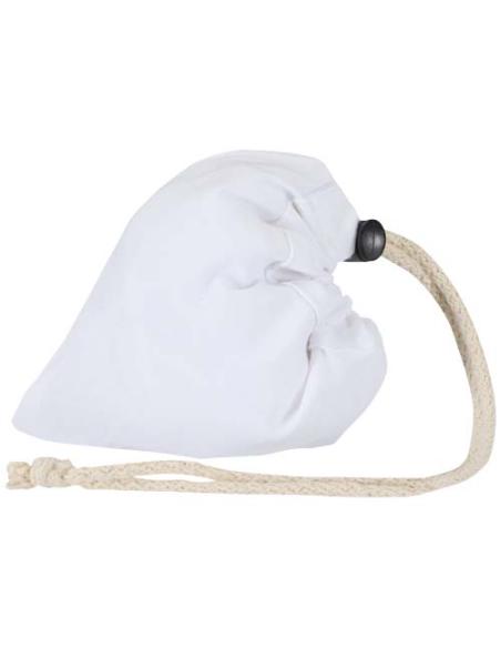 Bolsa de tela de algodón reciclada GRS «Madras Blend», 140 g/m², plegable, 7 l N10508021