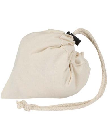 Bolsa de tela de algodón reciclada GRS «Madras Blend», 140 g/m², plegable, 7 l N60508021