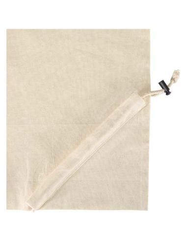 Bolsa de tela de algodón reciclada GRS «Madras Blend», 140 g/m², plegable, 7 l N60508021