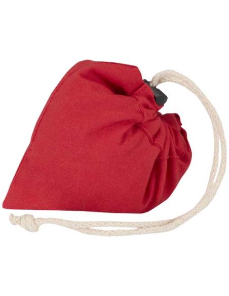 Bolsa de tela de algodón reciclada GRS «Madras Blend», 140 g/m², plegable, 7 l N12508021