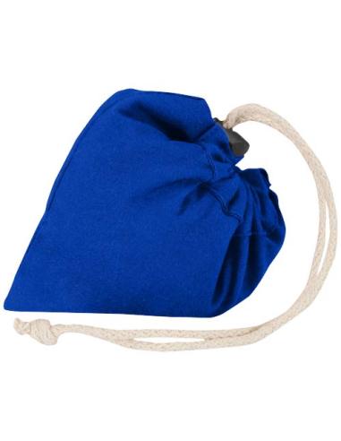 Bolsa de tela de algodón reciclada GRS «Madras Blend», 140 g/m², plegable, 7 l N35508021