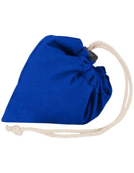 Bolsa de tela de algodón reciclada GRS «Madras Blend», 140 g/m², plegable, 7 l N35508021