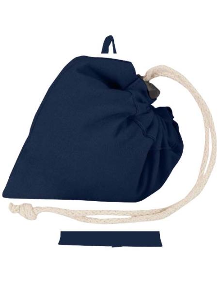 Bolsa de tela de algodón reciclada GRS «Madras Blend», 140 g/m², plegable, 7 l N55508021
