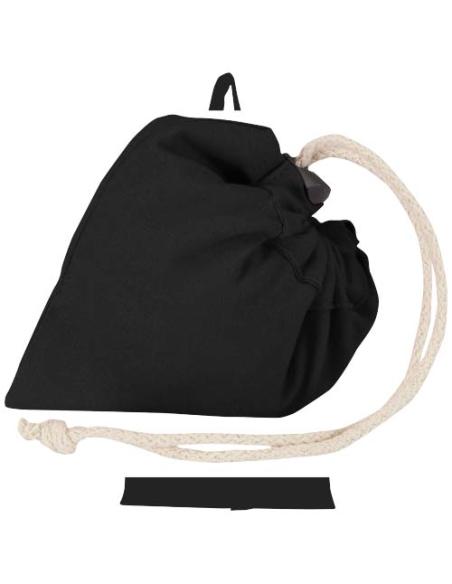 Bolsa de tela de algodón reciclada GRS «Madras Blend», 140 g/m², plegable, 7 l N09508021