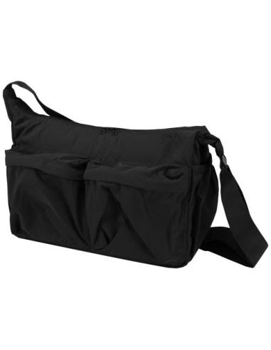 Bolso bandolera para portátil Calli de 33 cm de GRS, de nailon reciclado N09018021