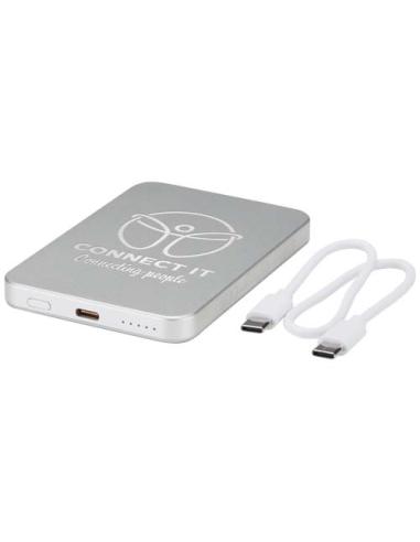 Batería externa magnética Avis de 5000 mAh fabricada con aluminio reciclado RCS N18344421
