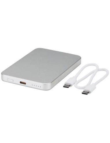 Batería externa magnética Avis de 5000 mAh fabricada con aluminio reciclado RCS N18344421