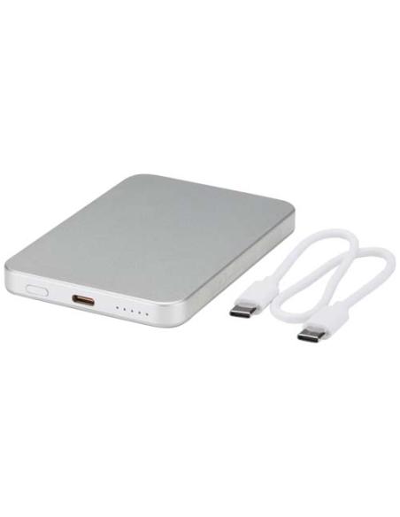 Batería externa magnética Avis de 5000 mAh fabricada con aluminio reciclado RCS N18344421