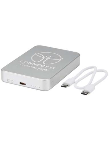 Batería externa magnética Avis de 10 000 mAh fabricada con aluminio reciclado RCS N18544421