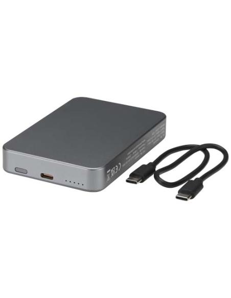 Batería externa magnética Avis de 10 000 mAh fabricada con aluminio reciclado RCS N28544421