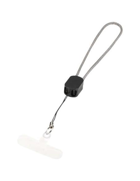 Lanyard de muñeca reciclado Arich RCS con cable de carga tipo C de 20 W integrado N09394421