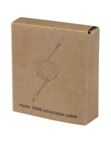 Cable retráctil Alphard de 100 W para CarPlay, de plástico reciclado, con 5 en 1 y carga PD N28694421