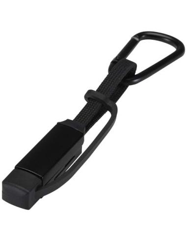 Cable de carga Algieba de 65 W, 5 en 1, de aluminio reciclado con mosquetón N09794421