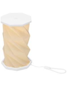 Lámpara de mesa plegable de plástico reciclado Celestia N10125421