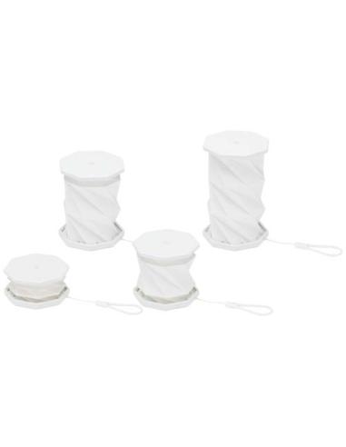 Lámpara de mesa plegable de plástico reciclado Celestia N10125421