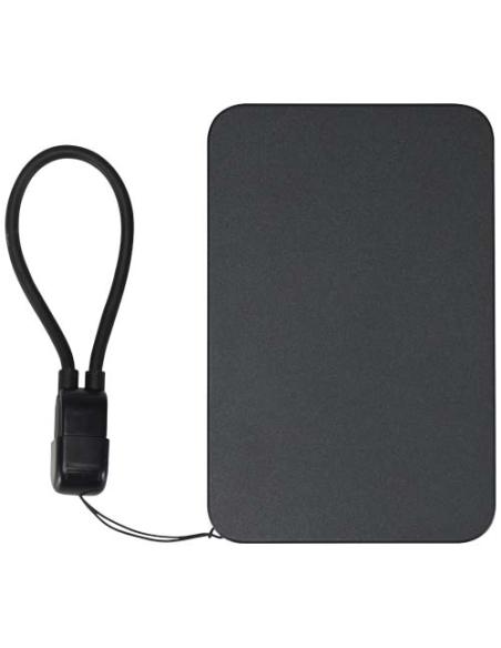 Batería externa magnética SMART de 5000 mAh fabricada con plástico reciclado y con cordón N09925421