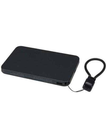 Batería externa magnética SMART de 5000 mAh fabricada con plástico reciclado y con cordón N09925421