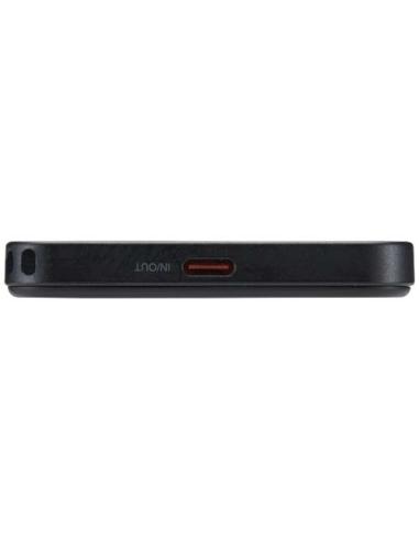 Batería externa magnética SMART de 5000 mAh fabricada con plástico reciclado y con cordón N09925421