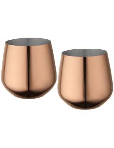 Juego de tazas de acero inoxidable Cascade de 540 ml N04763621
