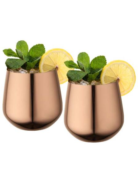 Juego de tazas de acero inoxidable Cascade de 540 ml N04763621