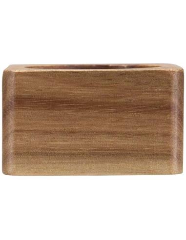 Portapañuelos de madera de acacia de Napora N17215621