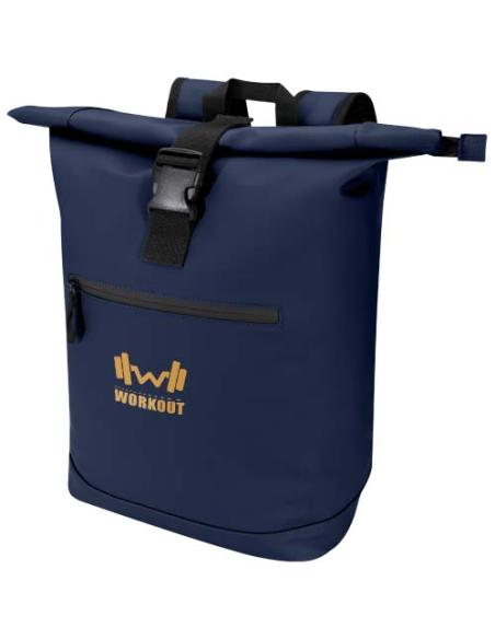 Mochila de 15" y 18 L con parte superior enrollable de material reciclado con certificado GRS Resi Plus N19390031