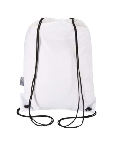 Bolsa con cordón Oriole de RPET con bolsillo frontal con cremallera, 5 l N10541031
