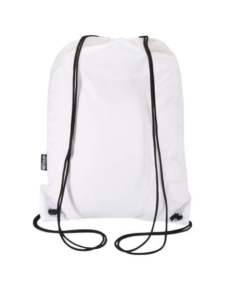 Bolsa con cordón Oriole de RPET con bolsillo frontal con cremallera, 5 l N10541031