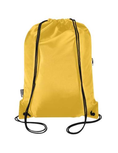Bolsa con cordón Oriole de RPET con bolsillo frontal con cremallera, 5 l N11541031