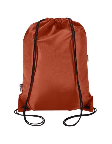 Bolsa con cordón Oriole de RPET con bolsillo frontal con cremallera, 5 l N23541031