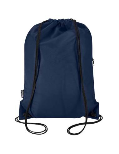Bolsa con cordón Oriole de RPET con bolsillo frontal con cremallera, 5 l N55541031