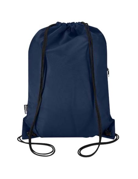 Bolsa con cordón Oriole de RPET con bolsillo frontal con cremallera, 5 l N55541031