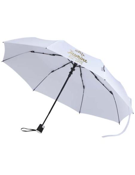 Paraguas Agnes de 53 cm, plegable y con apertura automática, fabricado en RPET N10751031